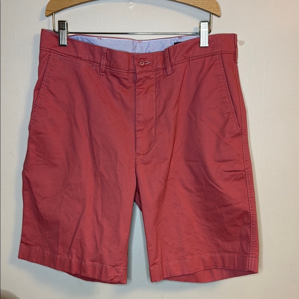 Daniel Cremieux Red Flat Front Chino Shorts